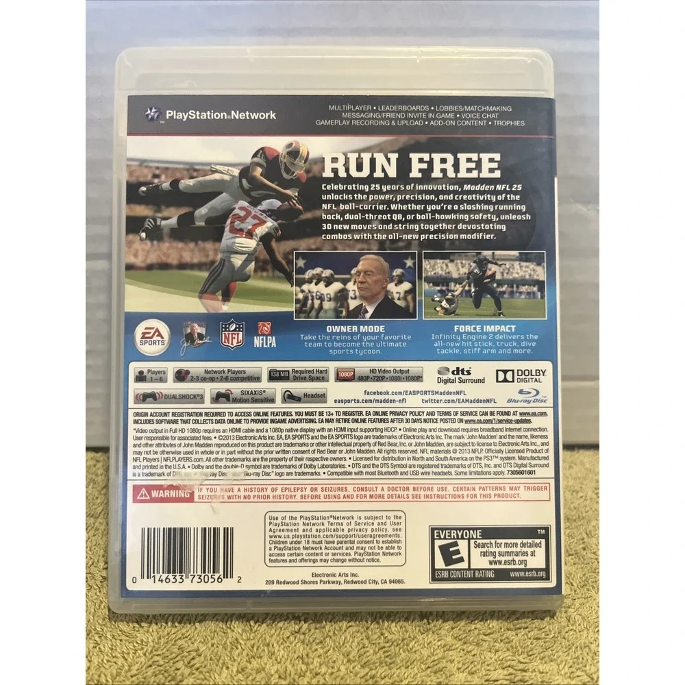 Madden‎ NFL 25 (Sony PlayStation 3, 2013)